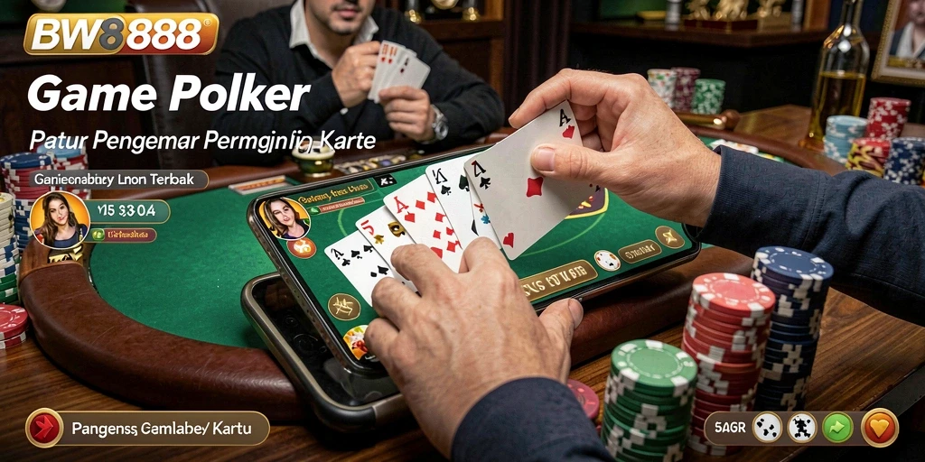 Tampilan gameplay BW888 dengan pemain yang berkompetisi dalam Poker.