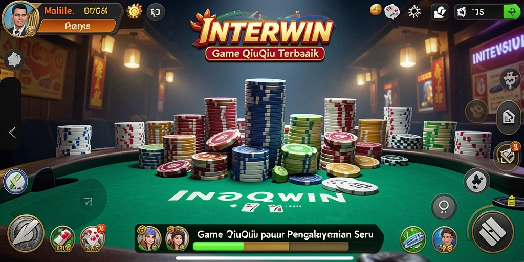 Tampilan menarik gameplay QiuQiu di INTERWIN.