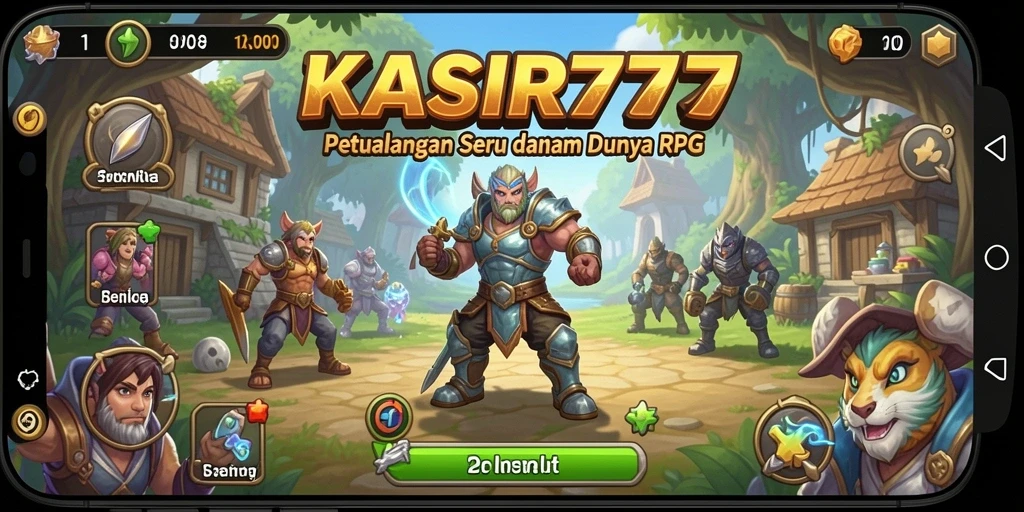 Tampilan gameplay KASIR777 yang menampilkan pertarungan epik dan karakter yang beragam.