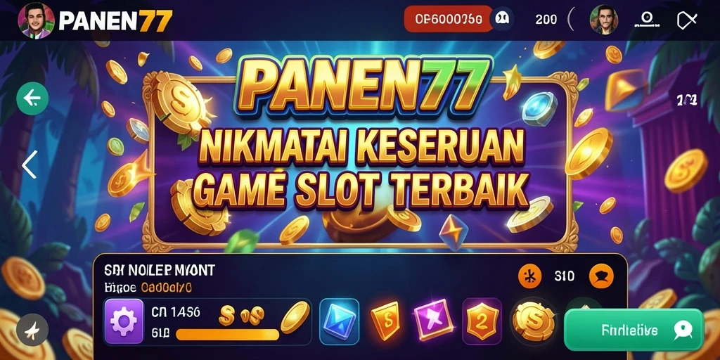 Tampilan menarik gameplay Slot PANEN77 yang mengasyikkan.