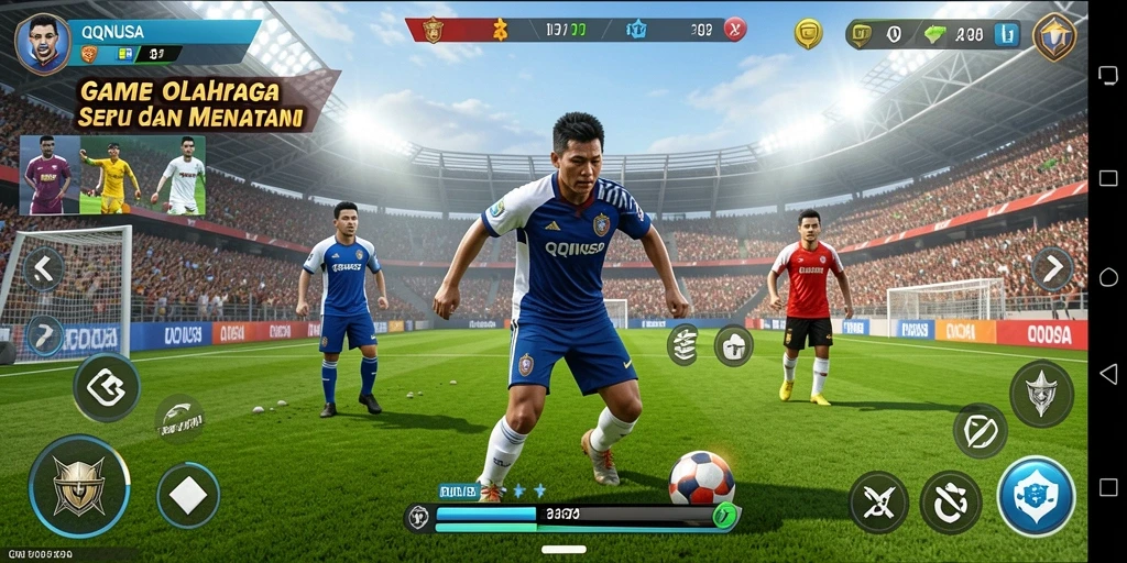 Tampilan gameplay QQNUSA yang menegangkan dan menyenangkan.