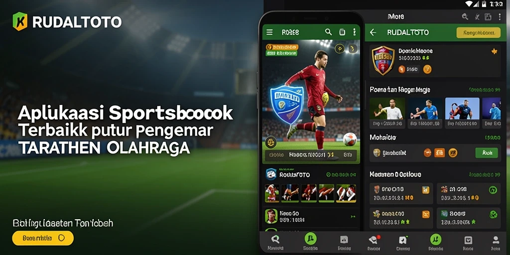Tampilan aksi taruhan langsung di aplikasi RUDALTOTO.