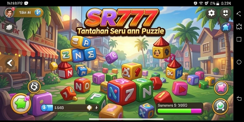 Tangkapan layar gameplay SR777 menampilkan momen seru saat menyelesaikan teka-teki.