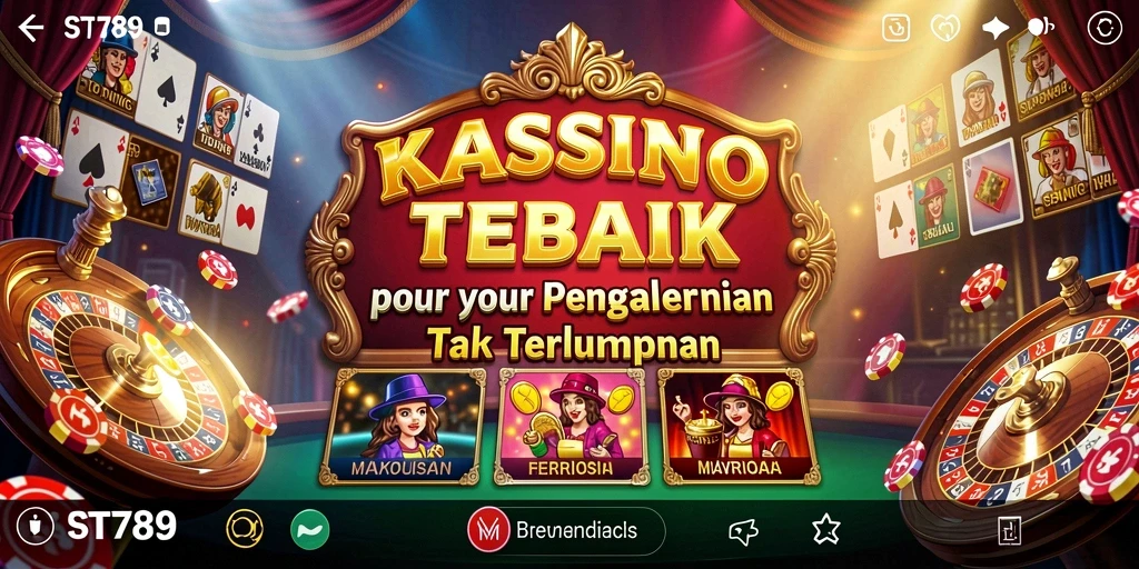 Screenshoot ST789 menampilkan gameplay kasino yang mengasyikkan dan interaktif.