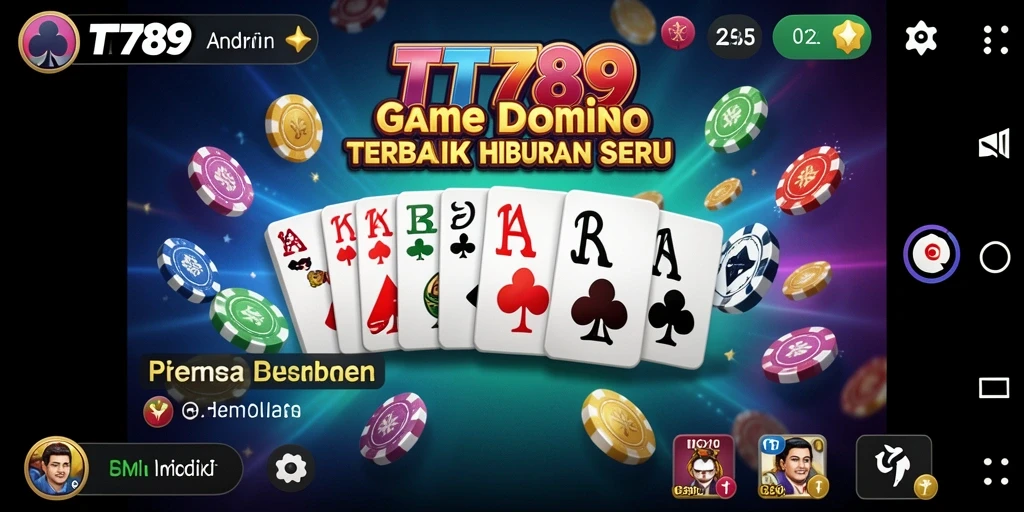 Gameplay seru dari TT789 yang menampilkan momen pertandingan domino.
