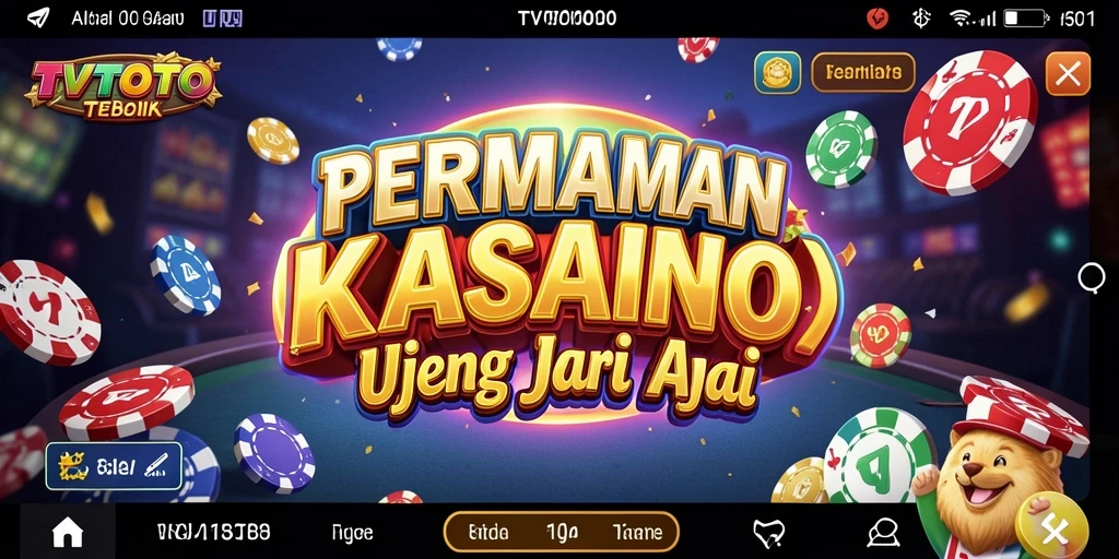 Screenshot gameplay TVTOTO yang menampilkan momen seru permainan Kasino.